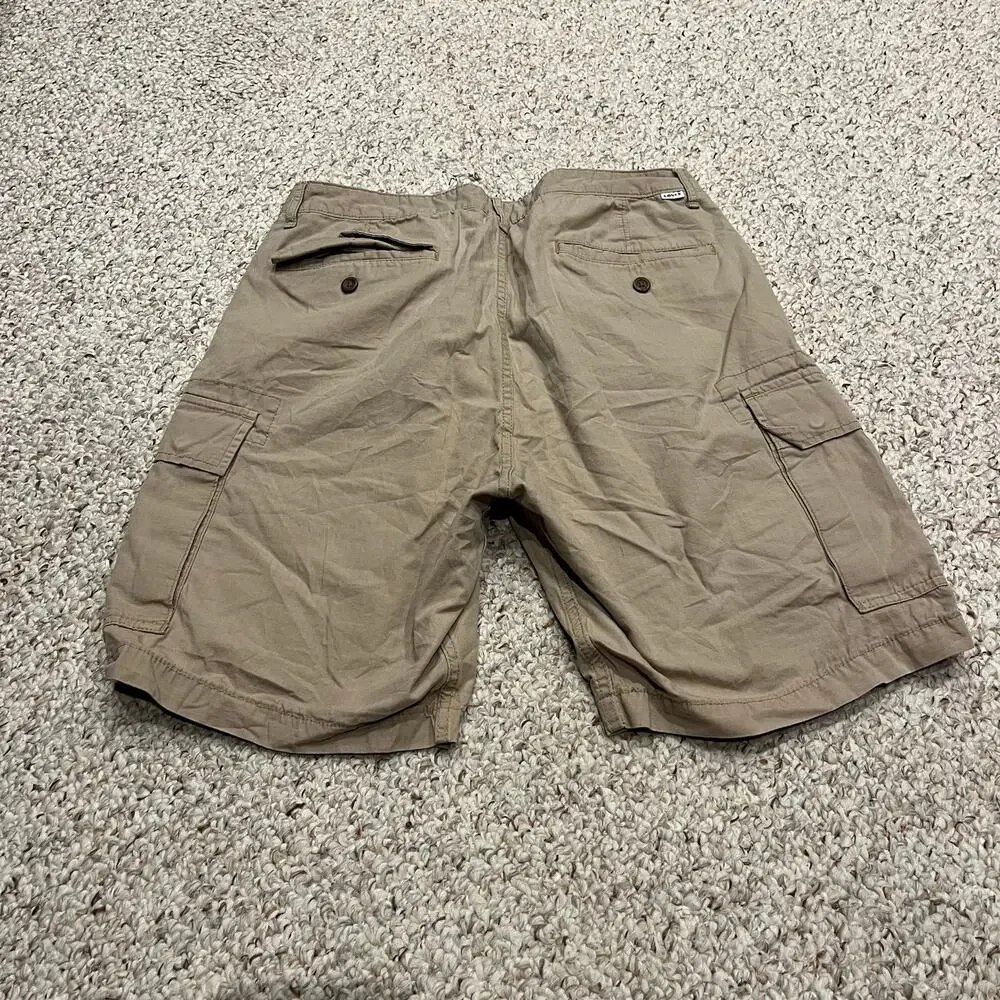 Levi's Mens Cargo Shorts Tan 33 Outdoor Casual Dad Cotton Utility